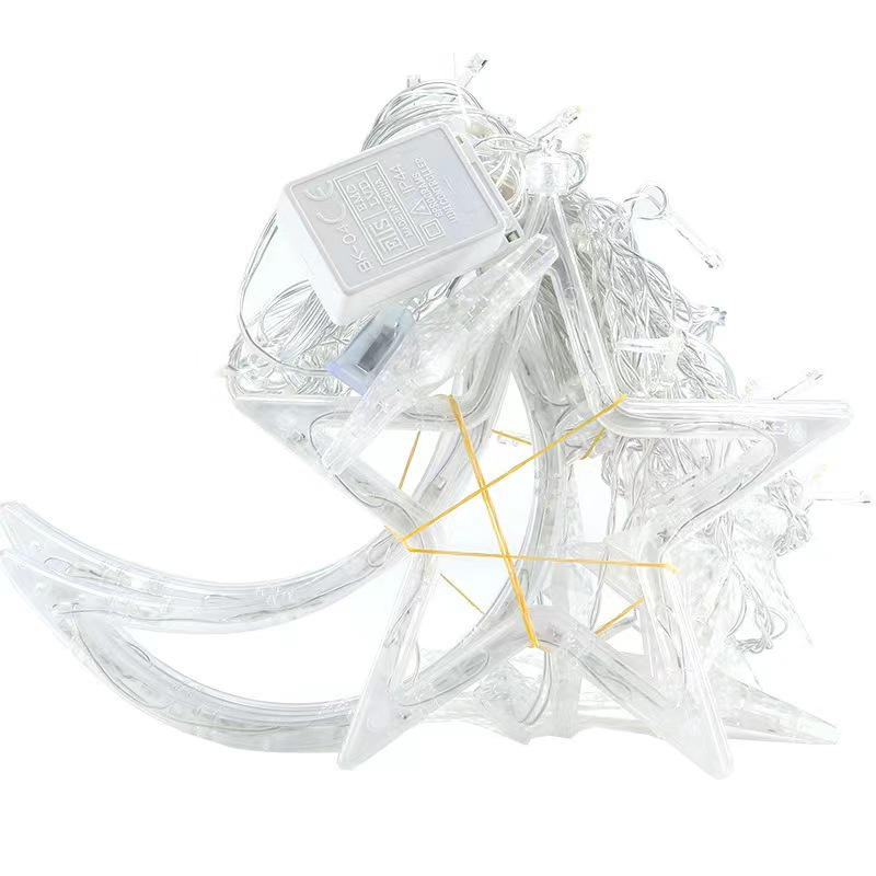 圣诞灯串/彩灯/灯串/装饰灯/声控彩灯白底实物图