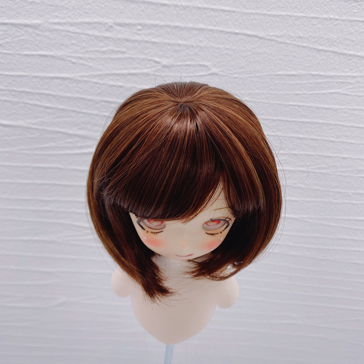 لوسي BJD SD الموضة لديها ثلاث نقاط في شعر مستعار دمية ليو هاي بوبو، مجموعة من الشعر المستعار Item Picture