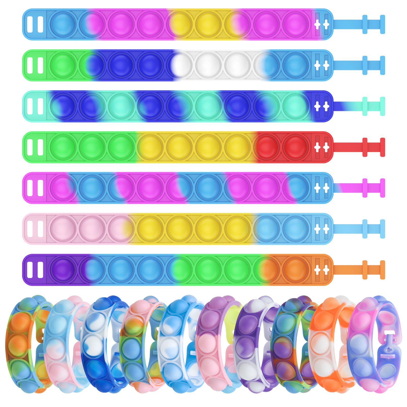Rat Control Pioneer Bracelet Bubble Bracelet Stress Relief Bracelet Mouse Control Bracelet Watch Toy Bubble Music