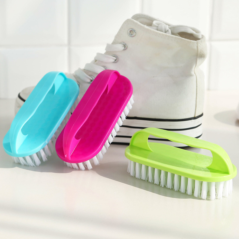 Plastic soft bristle laundry brush, decontamination and cleaning brush, shoe wash brush, household brush, shoe wash brush, board brush, shoe brush details Picture