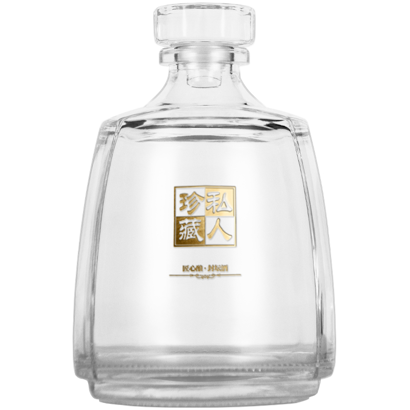 1F31F3 glass wine pot, white spirit bottle, empty bottle sealed, one jin, divided into large empty wine bottles Item Picture