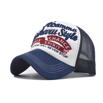 Cross-border new 3D three-dimensional embroidery embroidered baseball cap summer color mesh cap for men and women outdoor casual cap