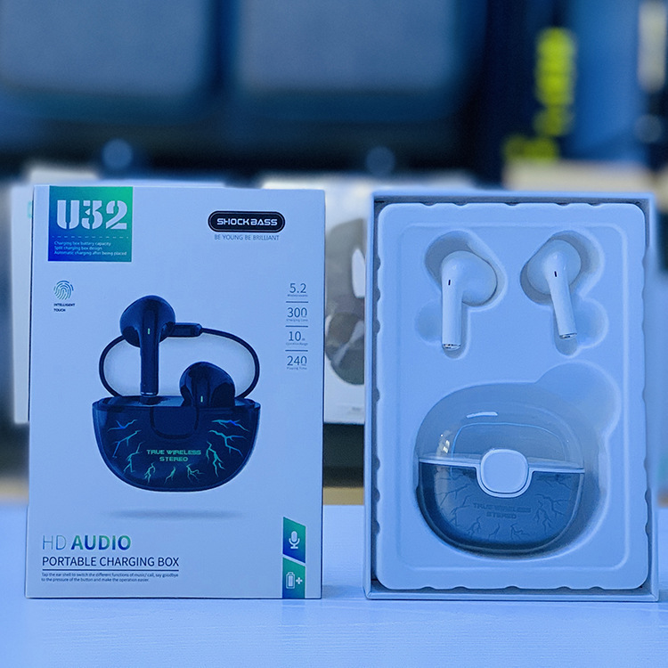 Nuevo modelo privado U32 bluetooth auriculares tws in-ear touch deportes waterproof ANC reducción de ruido true wireless auriculares Application Scenario