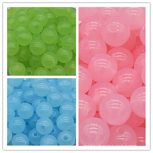 Acrylic beads, plastic round beads, straight holes, jelly color, macaron color, diy hand-strung beads, candy dispersion beads, 8mm Item Picture