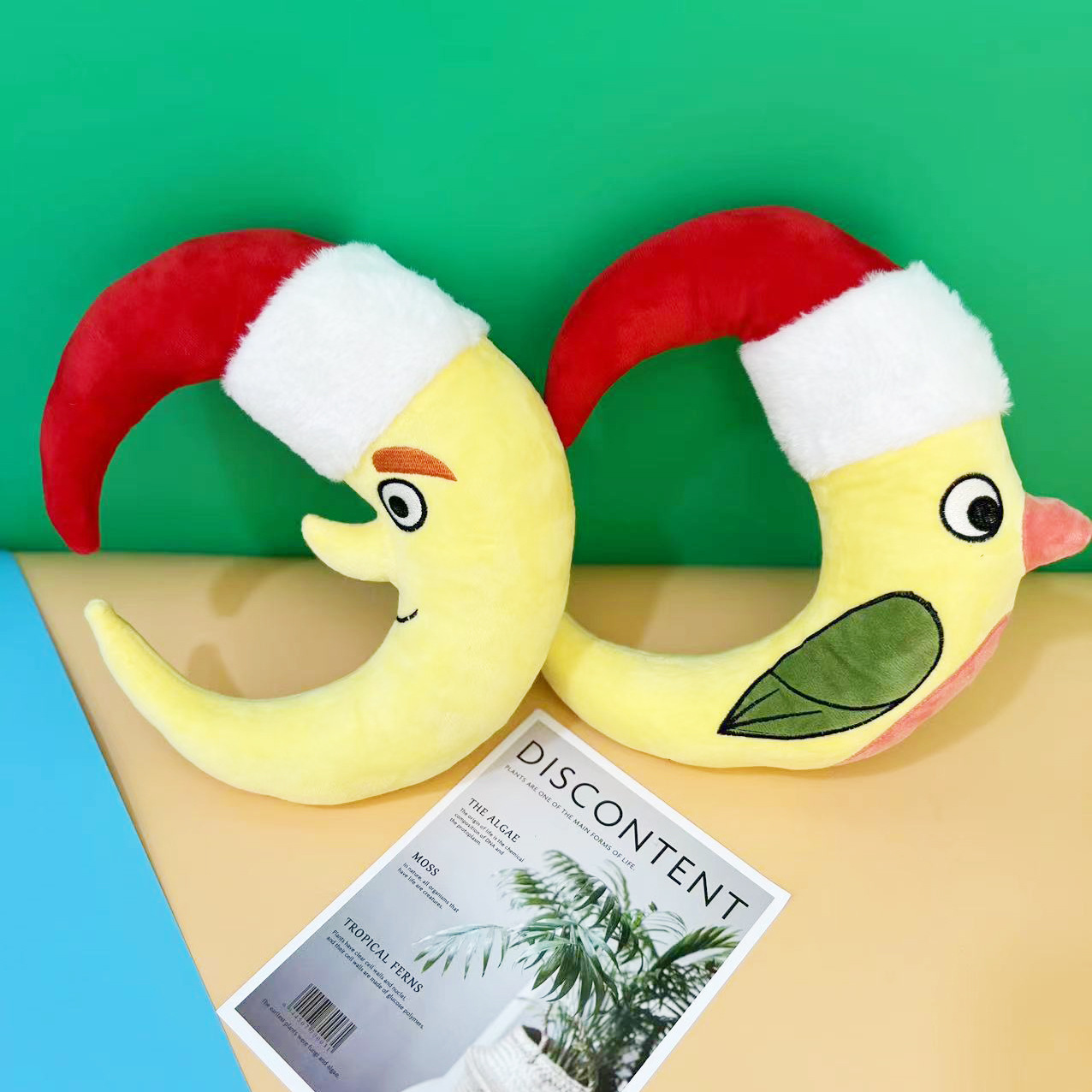 Amazon's new pet plush toy, a dog's tooth-cleaning, chewable and sound-making toy, a self-entertaining moon-shaped toy Specification image