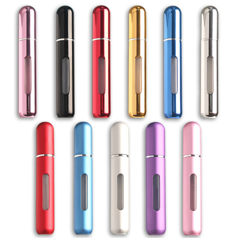 8ml bottom-filling self-pumping, recyclable portable travel bottle, perfume porter bottle, spray bottle, direct filling bottle Item Picture