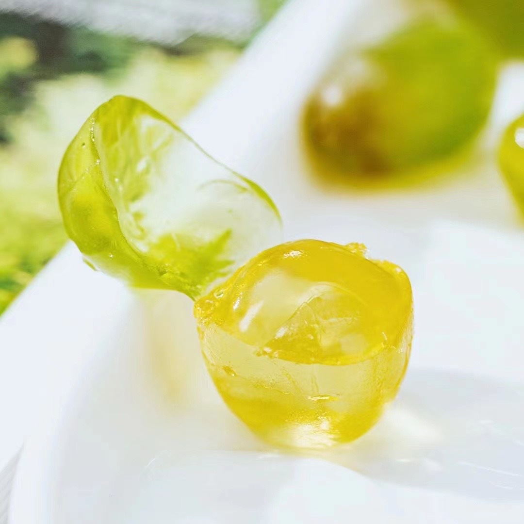 Can Peel Jelly Super Flavor Purple Lift Green Lift Purple Grape Flavor Green Grape Ladder Fruit Drop Gel Candy Application Scenario