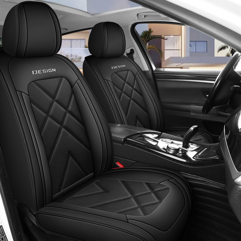 2023年新款全包全皮四季通用汽车坐垫防滑透气可洗夏季汽车靠垫详情图2
