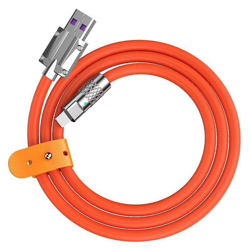 Aleación de zinc 6A super carga rápida Type-C cable de datos grow geek cable aplicable huawei android apple cable de carga Item Picture