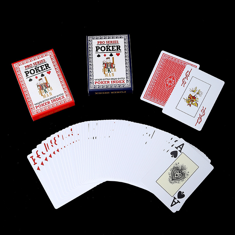 Plastic playing cards, PVC custom LOGO advertising, playing card customization manufacturer, tear-resistant and colorless, Middle East playing card customization, card making, Saudi card printing logo full figure