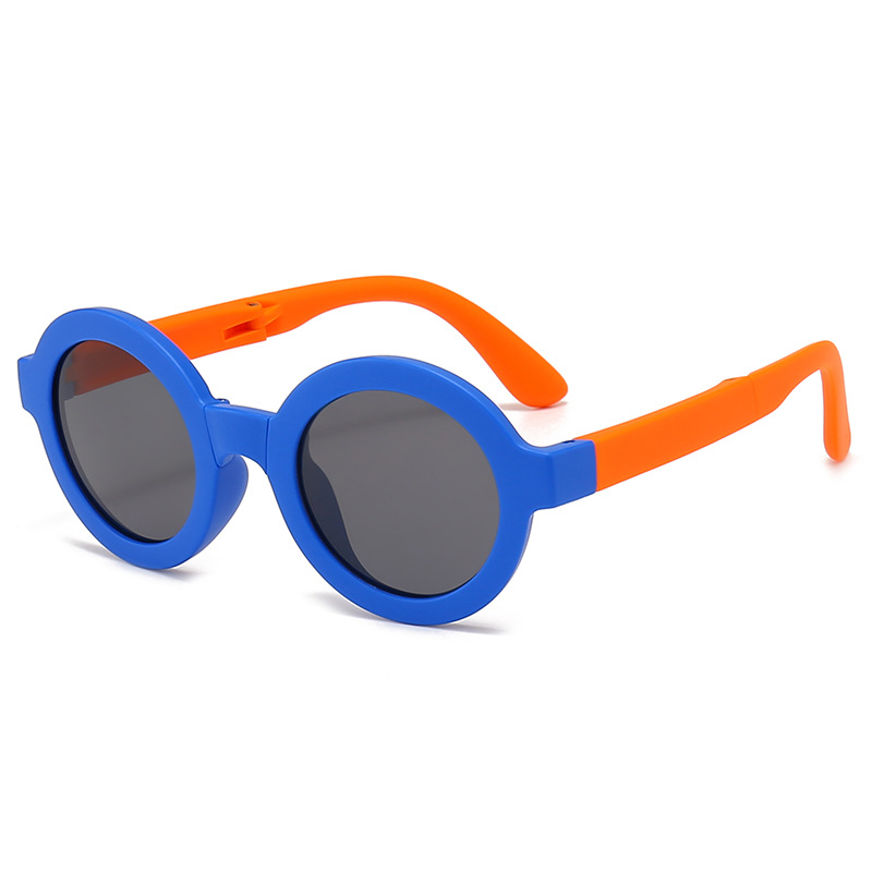 New Children's Mirror Sunglasses Foldable Children's Sunglasses Polarizer Student Sunglasses Sunshade Mirror 8-103 Specification drawing