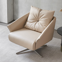 Foshan manufacturers Italian single sofa home casual swivel sofa chair small household designer sofa chair