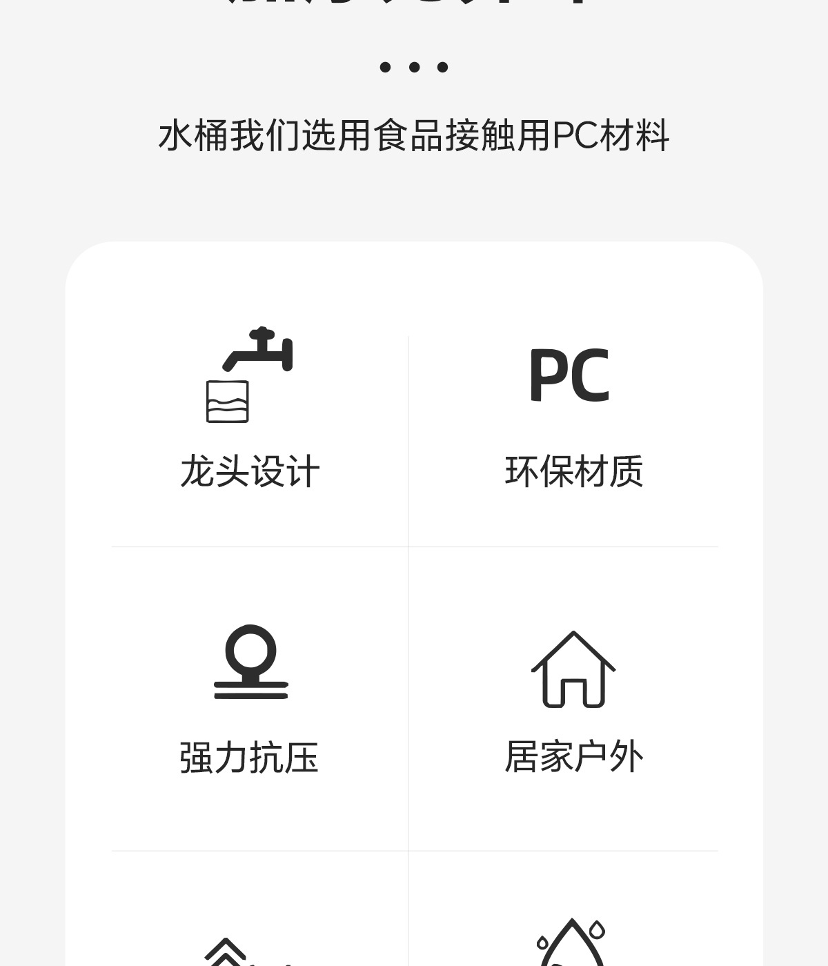 户外水桶便携式露营自驾野餐纯净空桶大容量蓄水箱车载水桶带龙头详情3