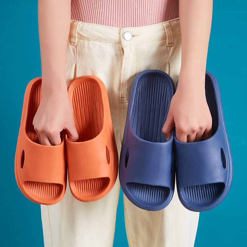 Men's cooling slippers for home use, women's summer indoor wear, anti-slip, silent, waterproof, couple's bathroom, soft soles for bathing details Picture