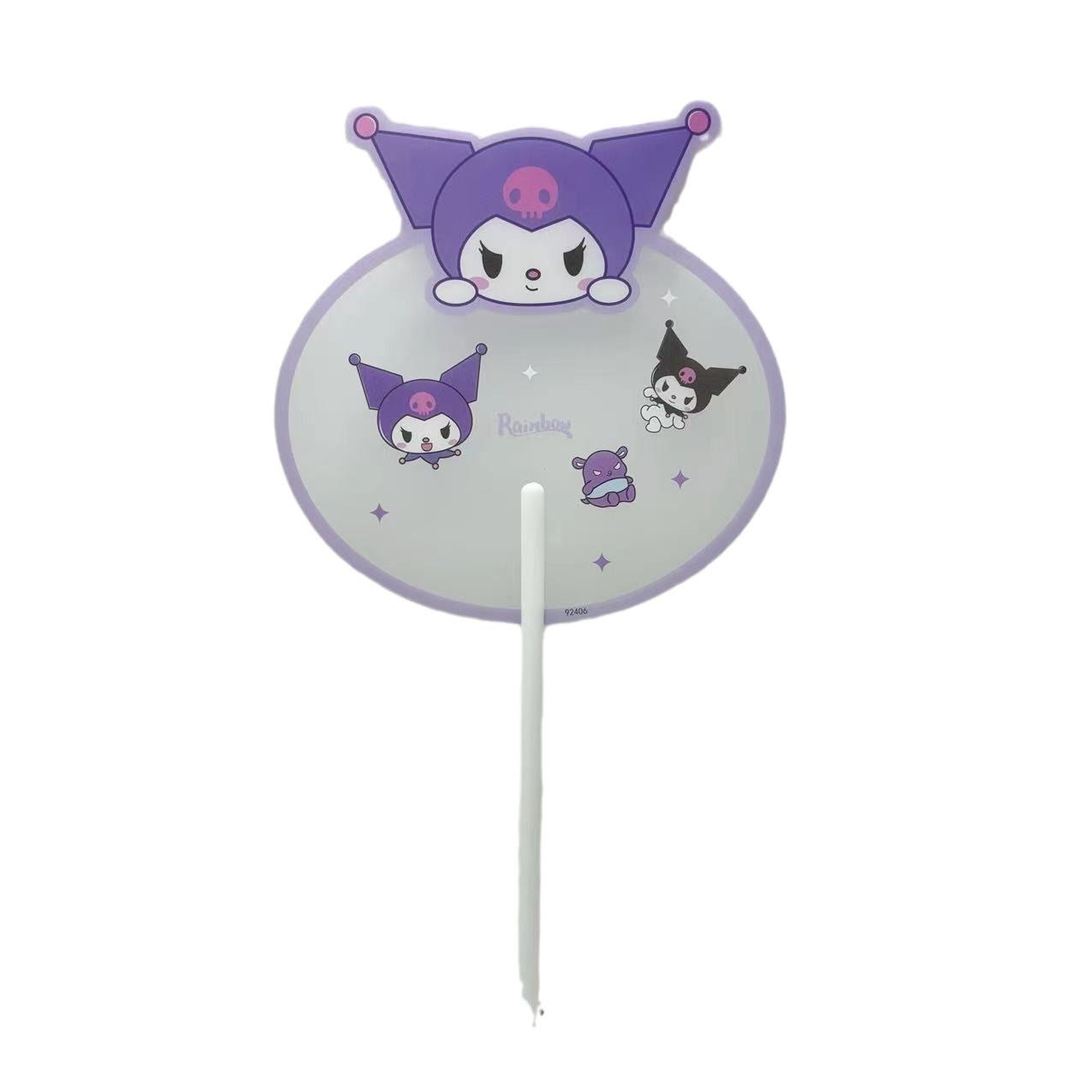 扇子/漆扇/扇子女夏季中国风/扇子苏式/漆扇，书签白底实物图