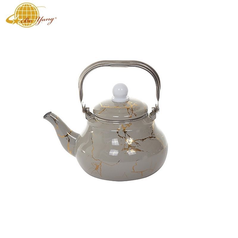 搪瓷壶梨形壶/搪瓷水壶/大理石纹/1.5/2/2.5L细节图