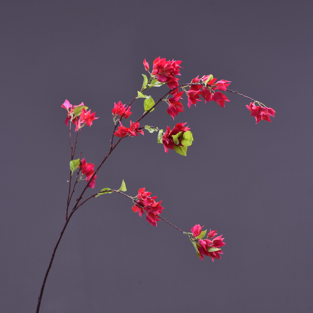 Wholesale of high-end artificial flowers such as long-branch bougainvillea, ins popular soft decoration artificial flowers, hotel lobbies and shopping mall decorations