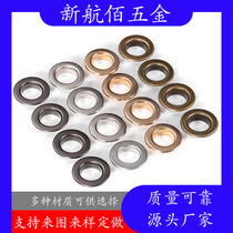 Manufacturers directly supply the inner diameter 2-40mm metal air eye clothing bags air eye button color paint stainless steel corns button