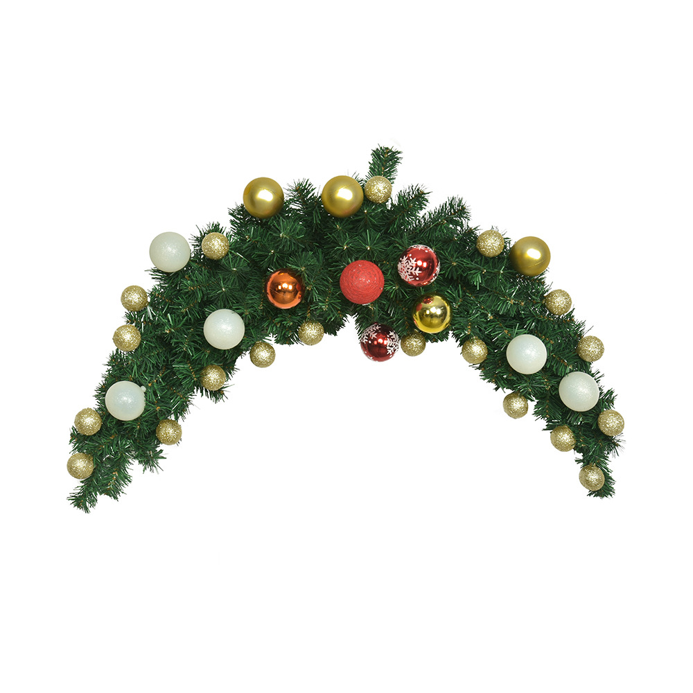 120cm 170T Christmas decoration PVC rattan hanging ornament with rattan window display sign is selling well on Amazon Item Picture