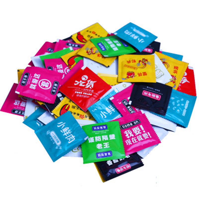 Disposable gloves, individually packaged thickened food and catering, fried chicken, lobster, PE gloves, creative printing log Item Picture