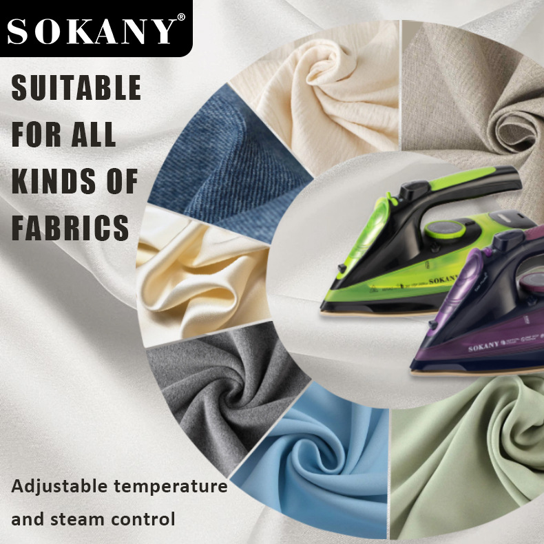 SOKANY in Southeast Asia is selling hot 2085 irons, steam irons, plug-in steam irons and clean packs details Picture