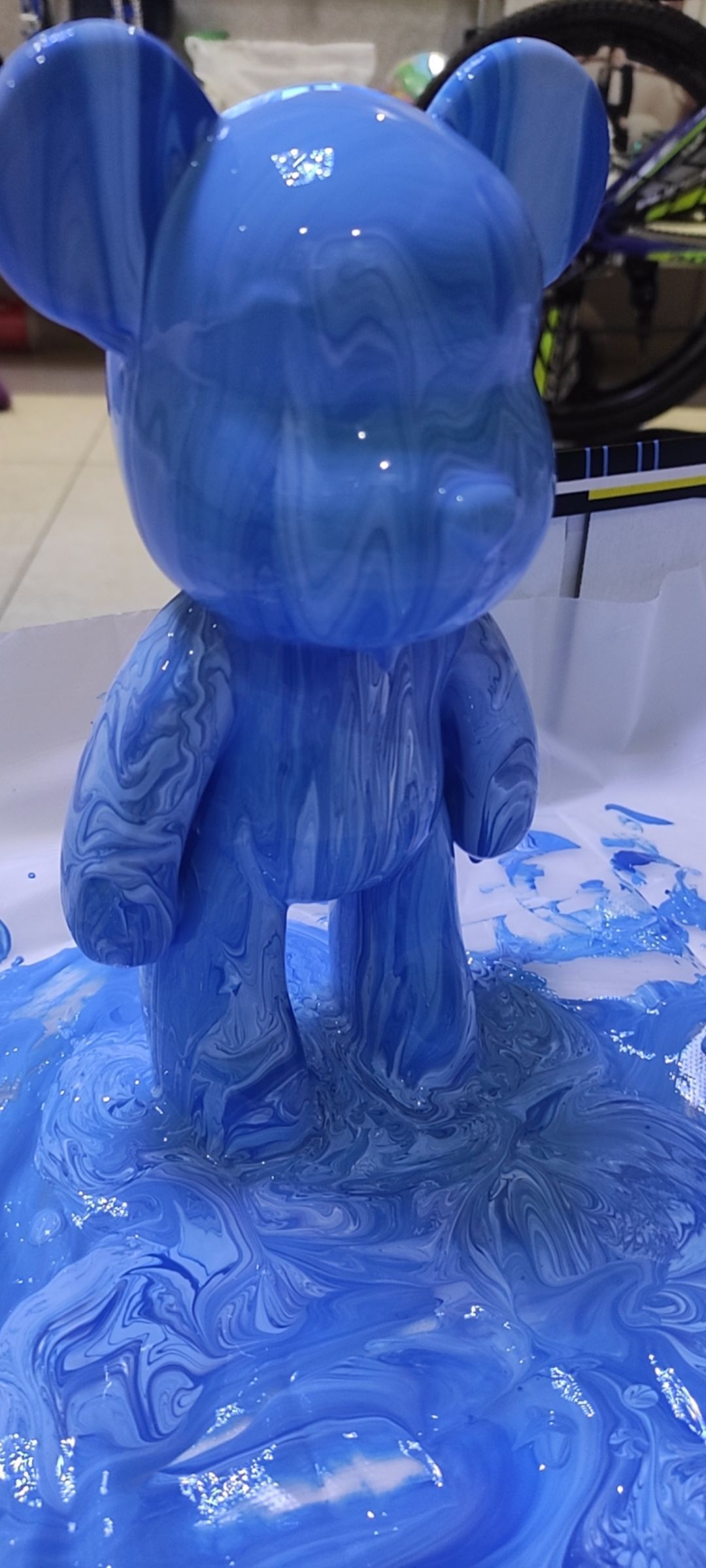 Net Celebrity Fluid Bear Violence Bear Handmade Diy Dolls Niche High-End Couple Birthday Gift To Female Girlfriends details Picture