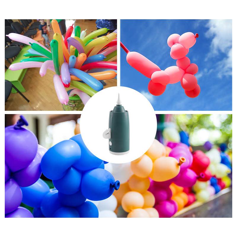 Portable Charging Long Balloon Pump Magic Balloon Machine Long Balloon Inflator Inflator Tool Specification drawing