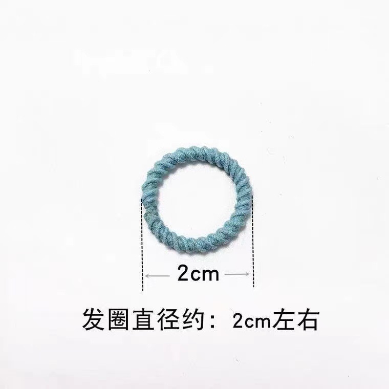皮筋儿童小女/小肠发圈in/ins日韩奶/创意仿真瓜子白底实物图