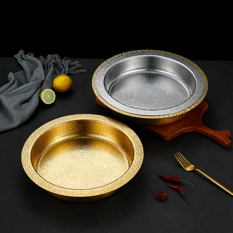 Stainless Steel Plate Ins Wind Cutlery Crayfish Plate Japanese Plate High Appearance Level Commercial Western Plate details Picture