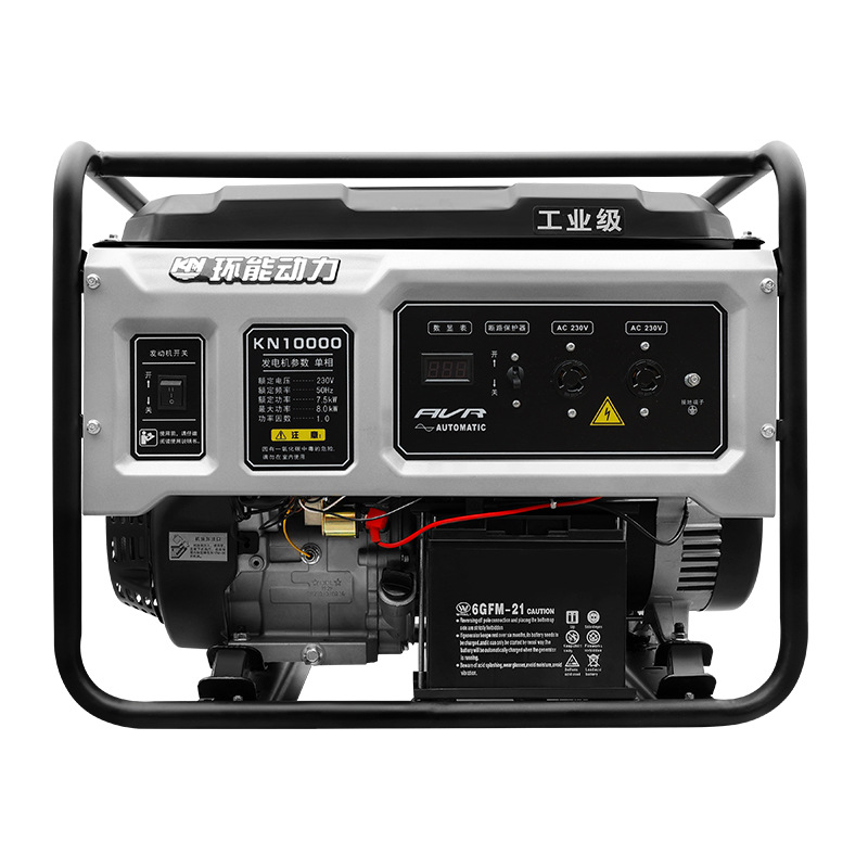 户外小型便携式发电机3千瓦5kw6.5KW8KW10KW家用工业汽油发电机组详情图5