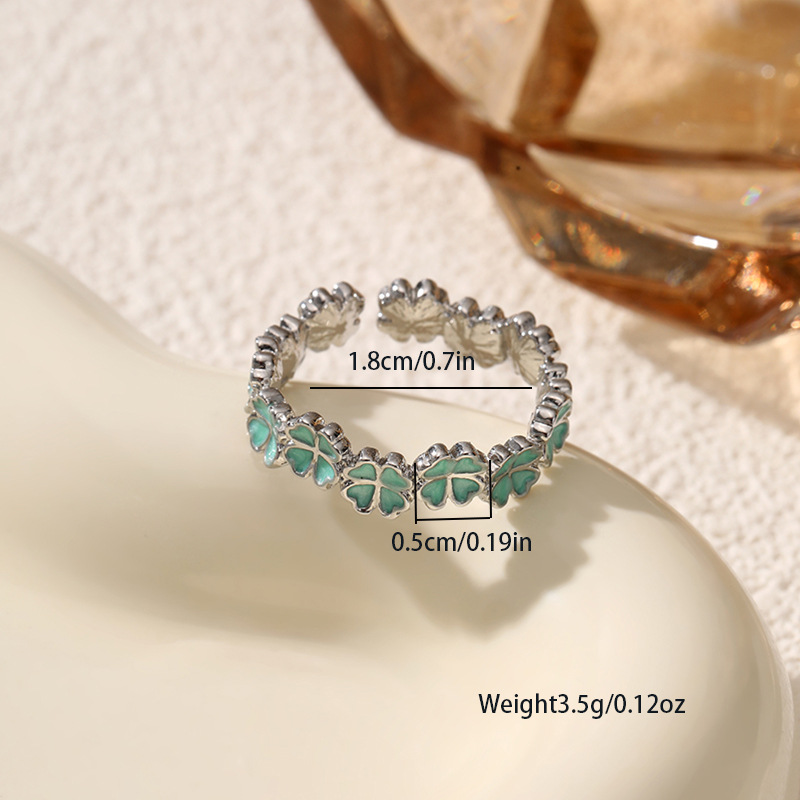 European and American cross-border floral jewelry, a sweet and fresh country-style ring for women, and daily wear jewelry Application Scenario