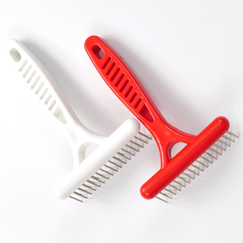 Pet knot-knot comb, long-haired dog, stainless steel knot-knot comb, special rake comb for cats and dogs, beauty products, dog comb Item Picture