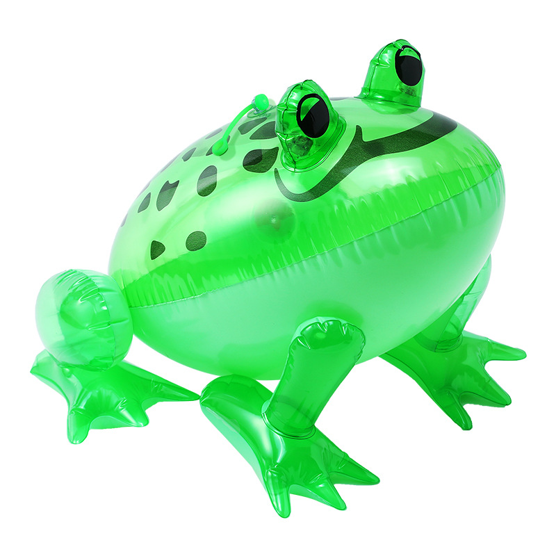 网红青蛙气球批发充气青蛙发光蛤蟆青蛙崽充气玩具小青蛙充气批发详情图5