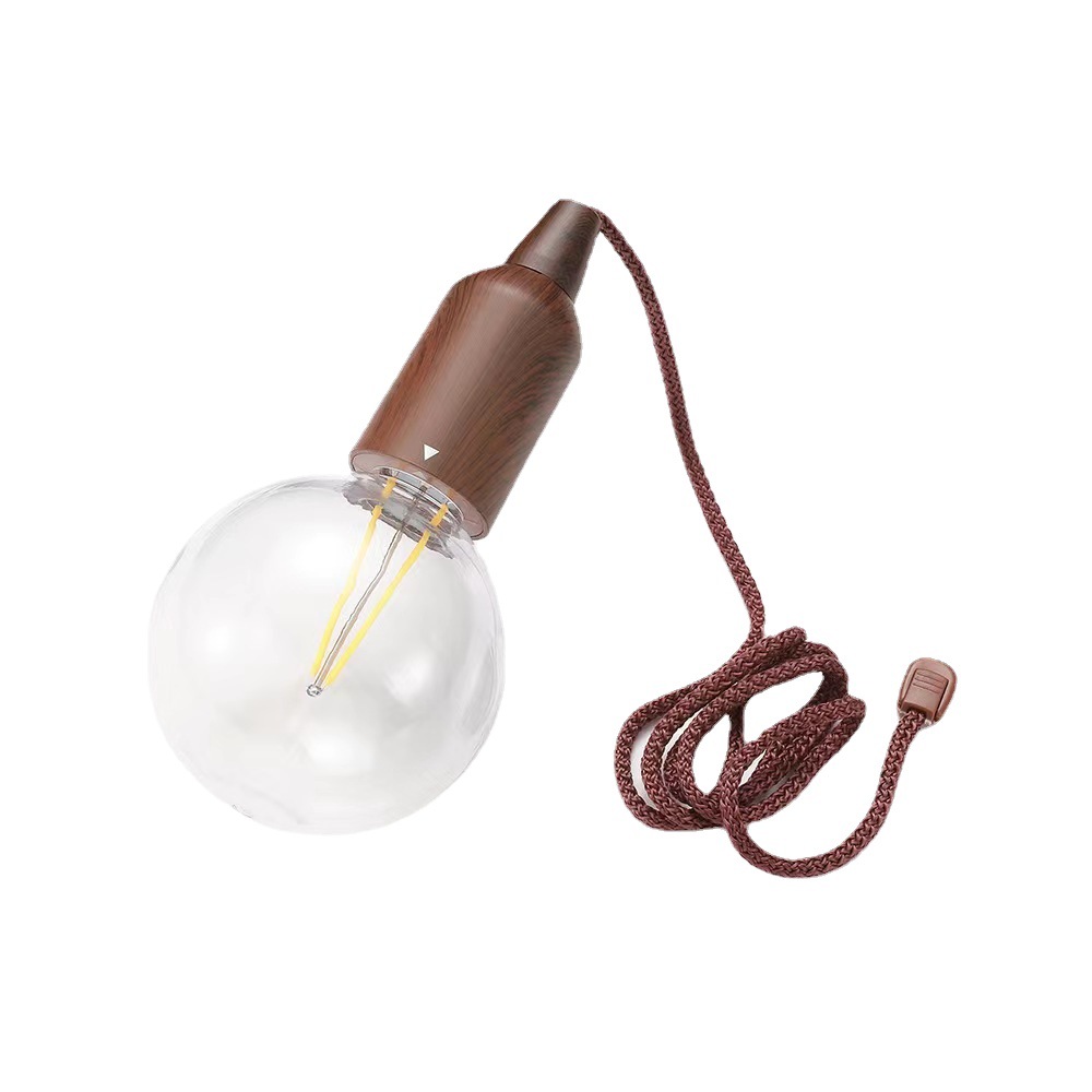 Outdoor pull line lights, camping tent lights, ambient lights, Christmas decorations, retro spherical led color lights, usb outdoor hanging lights Item Picture