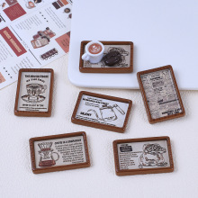 New Marine plate creative food play cartoon handmade diy accessory, cream glue resin small accessory material pic 7