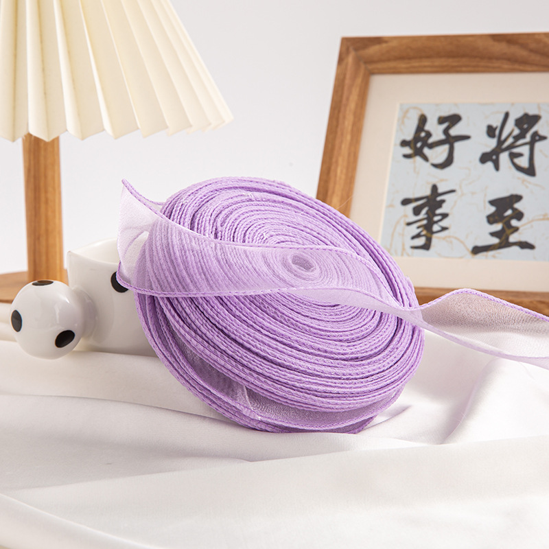 Wholesale manufacturer of large-sized fishtail yarn ribbons, with fresh flowers, baked woven ribbons, wavy yarn, bow ribbons in stock Application Scenario