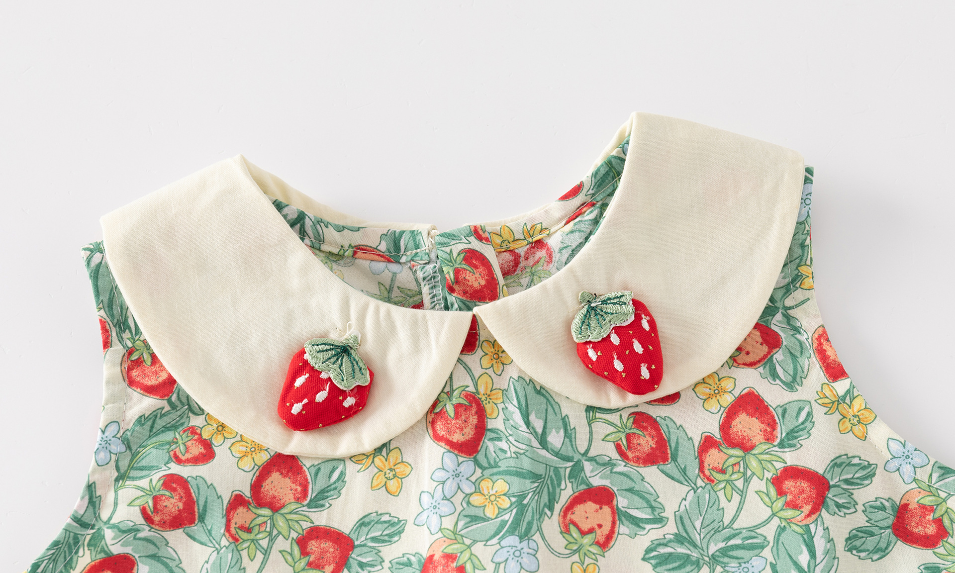 Girls' princess dress Summer 2023 New stylish children's dress Summer little girl baby doll collar dress Specification image