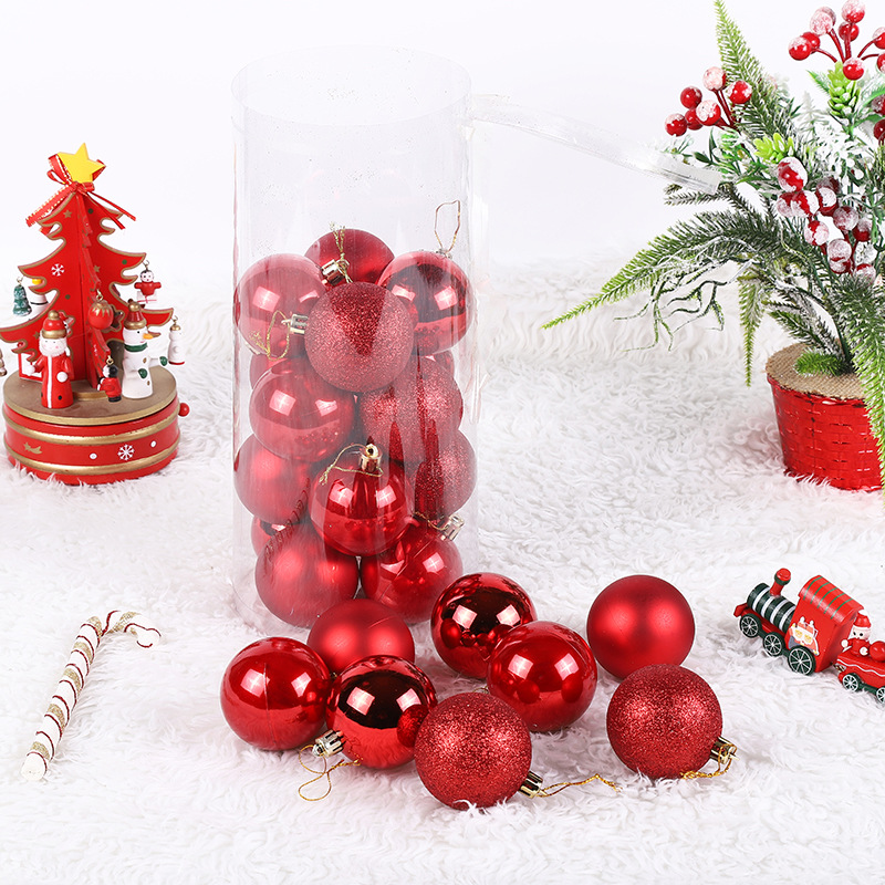 Christmas Decorative Ball Electroplated Plastic Ball 3468Cm Barrel Christmas Ball Shopping Mall Ceiling Christmas Tree Pendant Hanging Decorative Ball Application Scenario