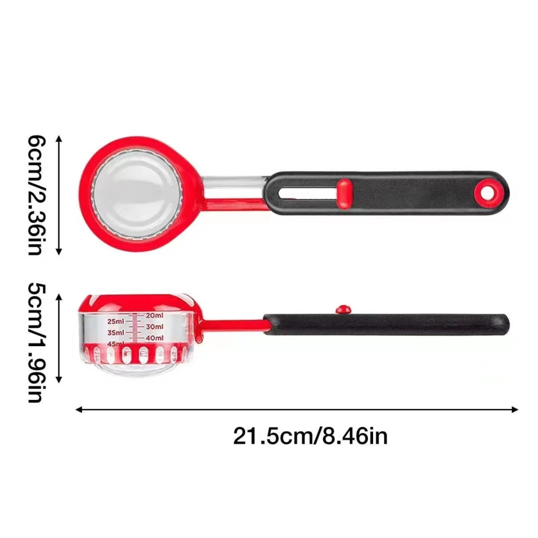 Adjustable scale spoon coffee measuring spoon details Picture