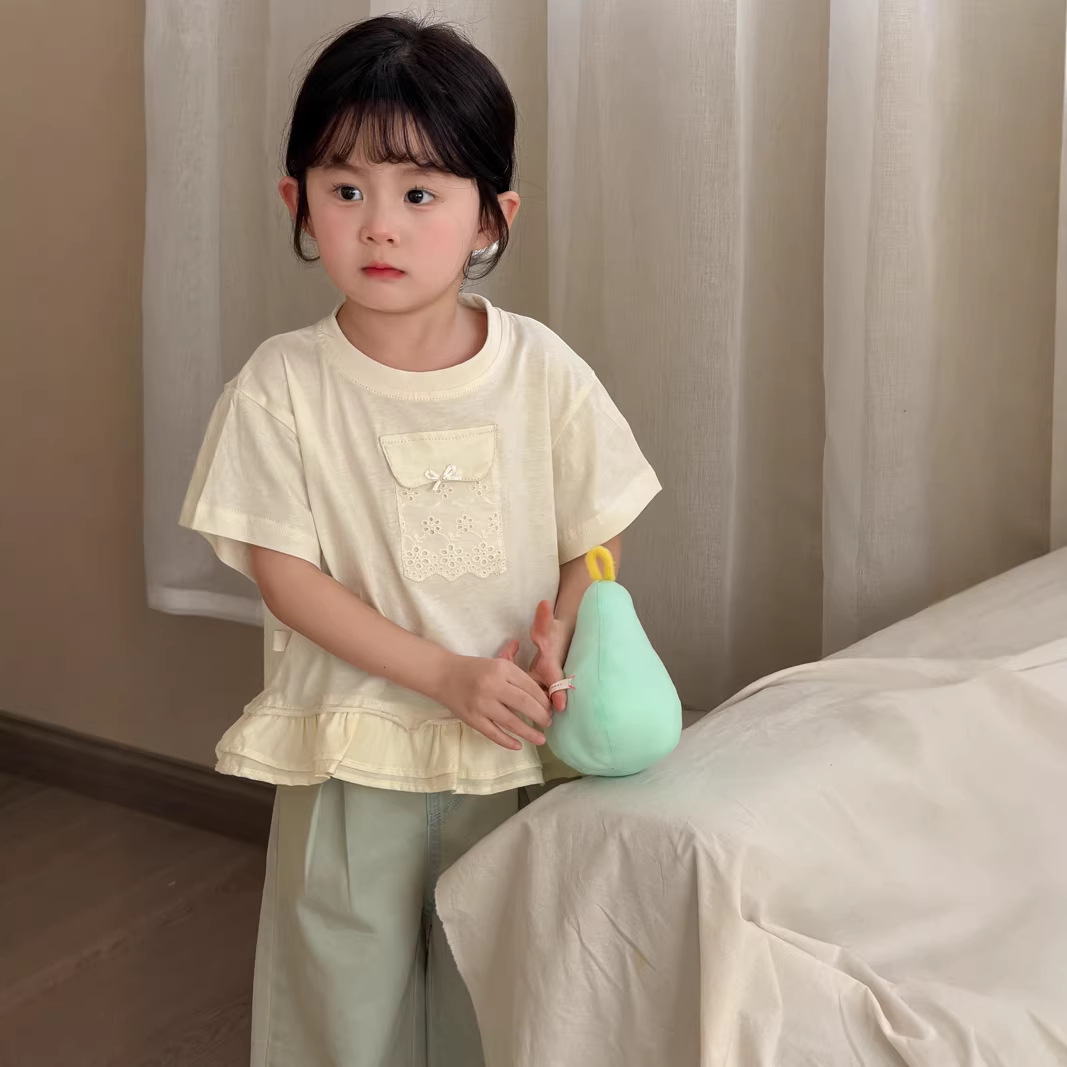 童装/一件批发/27kidst恤/衣服女童短袖韩版/衣服儿童短袖韩版产品图