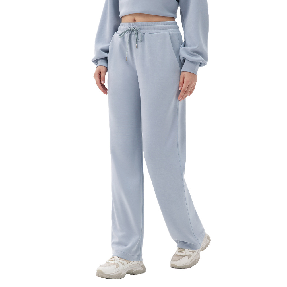 Women's autumn and winter yoga sportswear pants, Modal loose casual running pants, high-waisted fitness straight-leg pants Item Picture