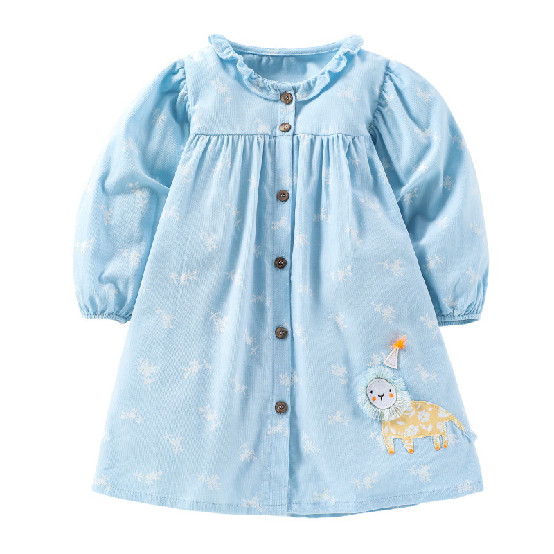 Original manufacturer cross-border exclusive supply of new autumn girls' dresses and corduroy girls' dress sets for Europe and America Application Scenario
