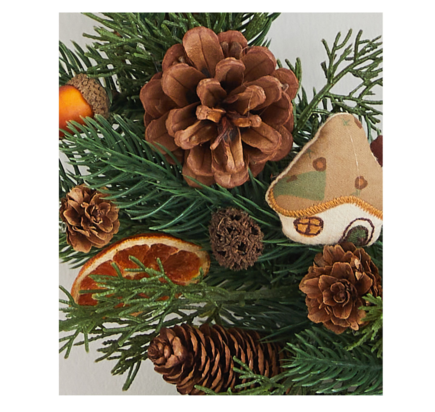 Cross-border new Christmas wicker wreath, bell, bow, red fruit branch, door hanging, Christmas window decoration pendant pic 14