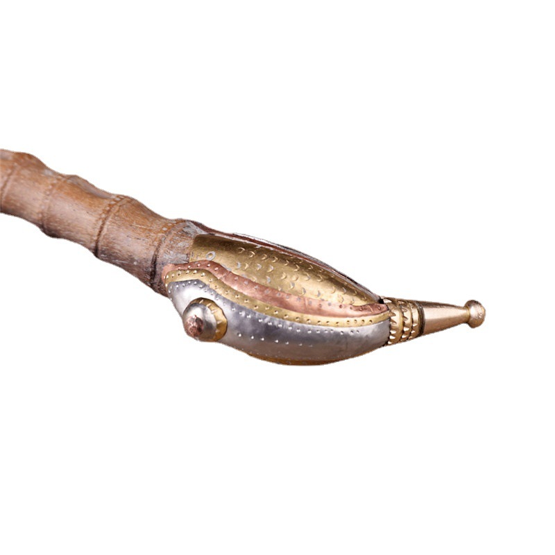 木香中式檀木白底实物图