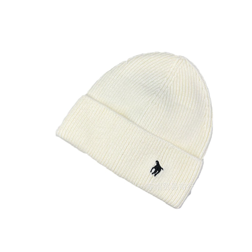 Wholesale of best-selling cross-border knitted hats from major brands, European and American men's and women's woolen hats, and Miao's letter jacquard pullover hats Item Picture