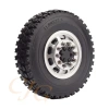 1/14 Model car parts Tamiya trailer truck, dump container truck, front and rear metal tires and rims Item Picture