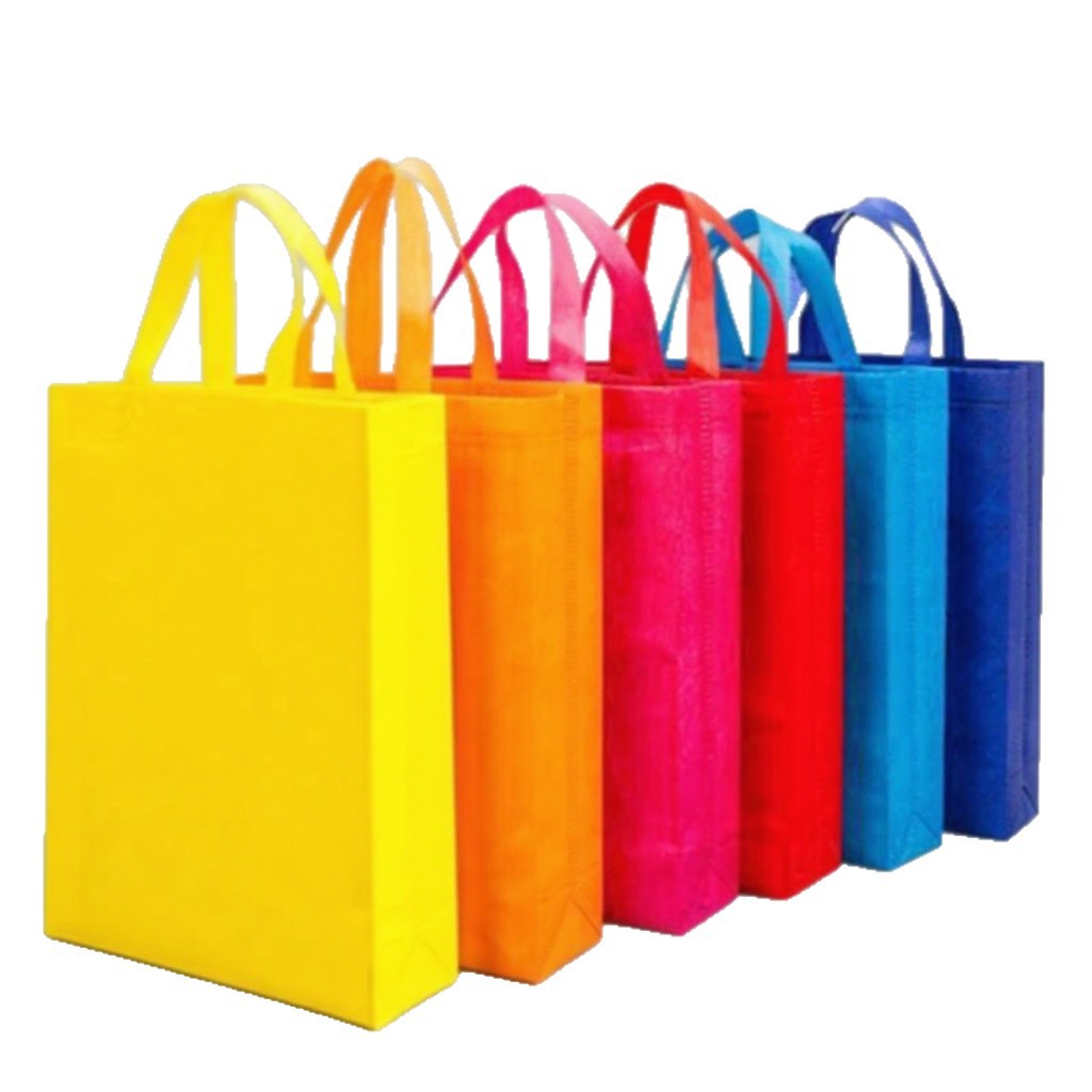 Wholesale non-woven bags, customized eco-friendly hand-held bags, thickened laminated shopping promotional hand-held bags, custom-made with logo printing