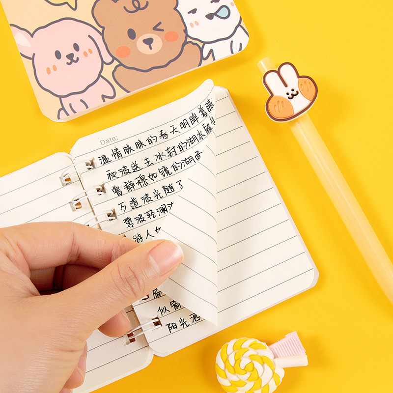 A7 Rollover Coil This Student Small Book Pocket Mini Notebook Diary Portable Office Notepad Wholesale Specification drawing