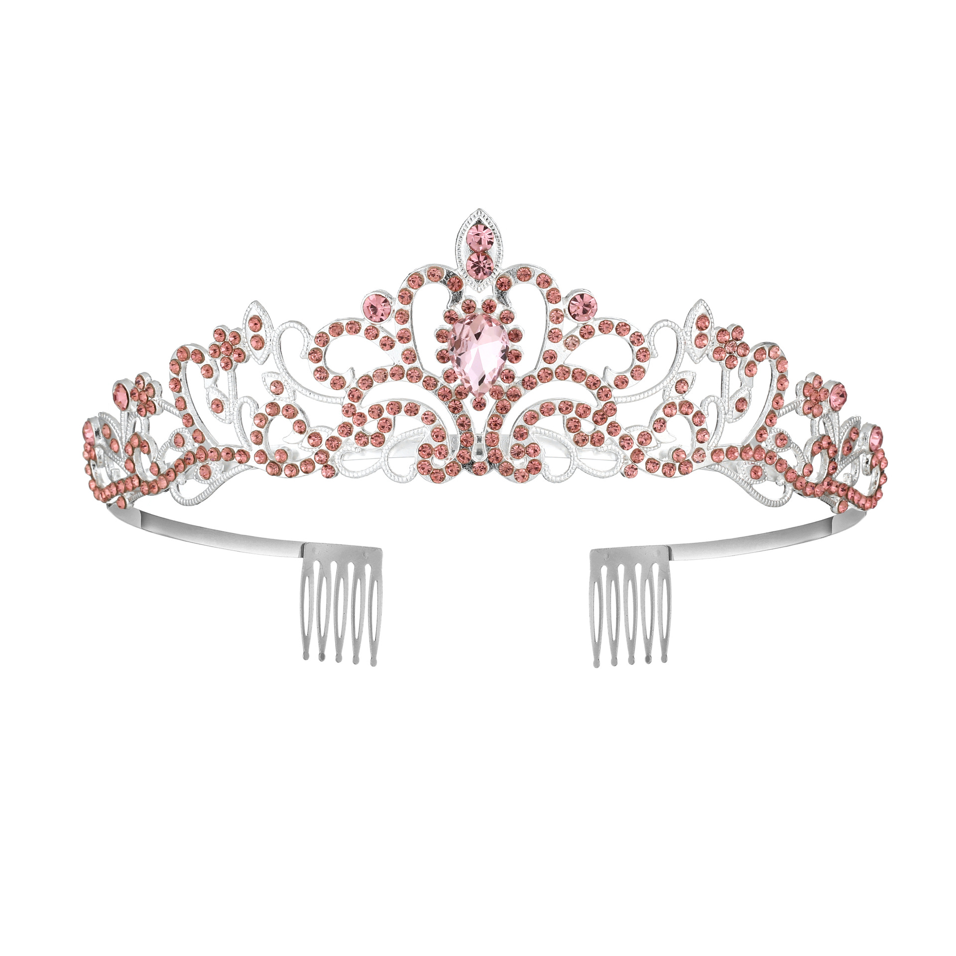 European And American Wedding Bride Crown Headwear Crystal Birth Day Hair Accessories Wedding Studio Queen Hair Accessories Crown Headband Item Picture