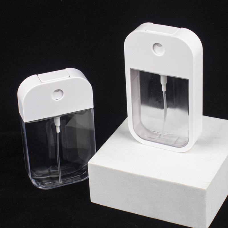 38ml卡片香水喷雾瓶45ml消毒液酒精口腔重复使用包材分装空瓶现货